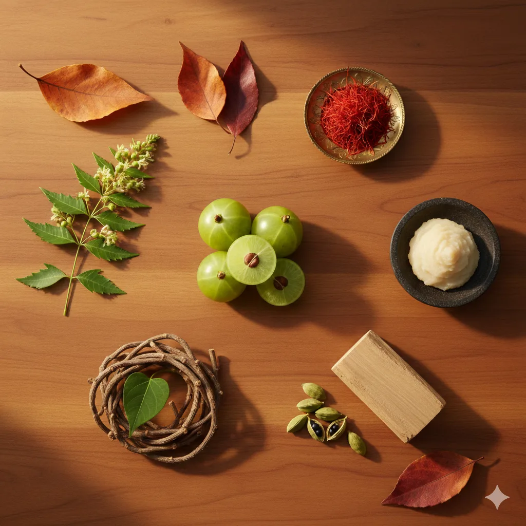 Autumn — Spices & Herbs (Auṣadha Dravya)